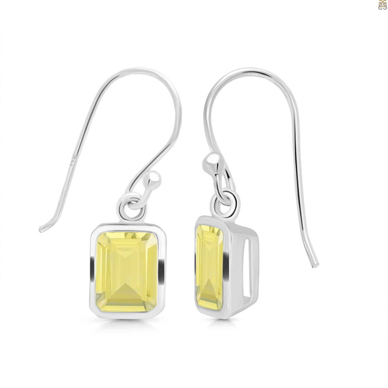 Lemon Quartz  Earring