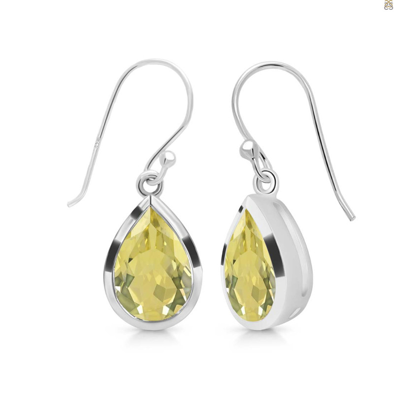 Lemon Quartz  Earring
