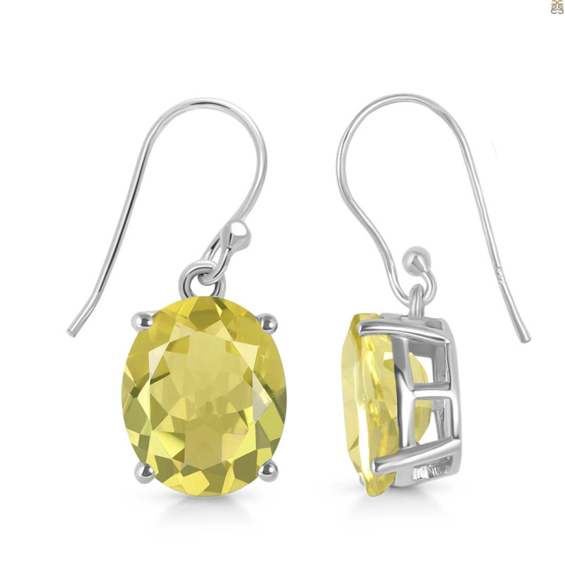 Lemon Quartz Earring