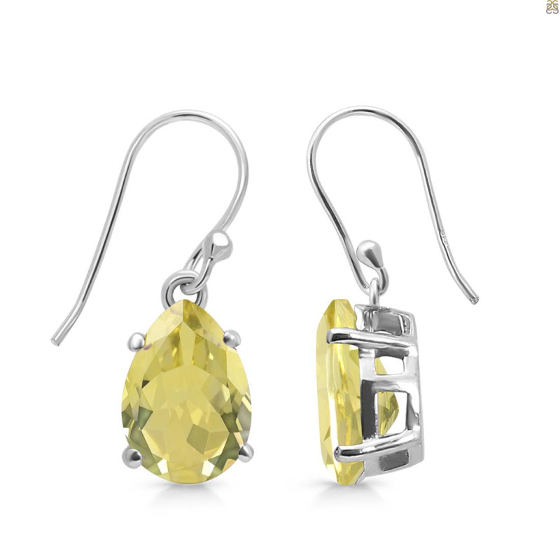 Lemon Quartz Earring