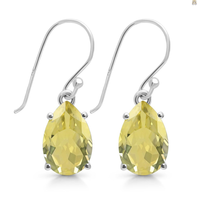 Lemon Quartz Earring