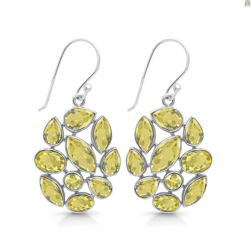 Lemon Quartz Earring