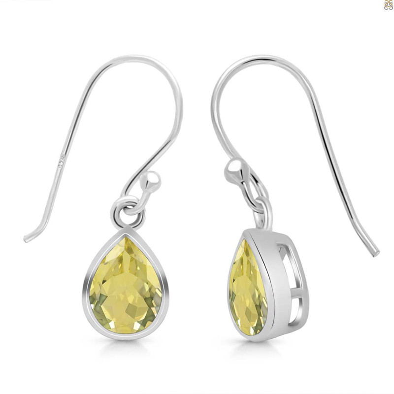 Lemon Quartz Earring