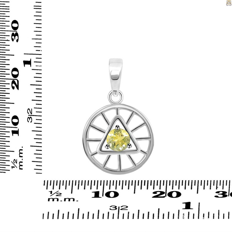 Lemon Quartz Illuminati Pendant LEM-RDEP-881.