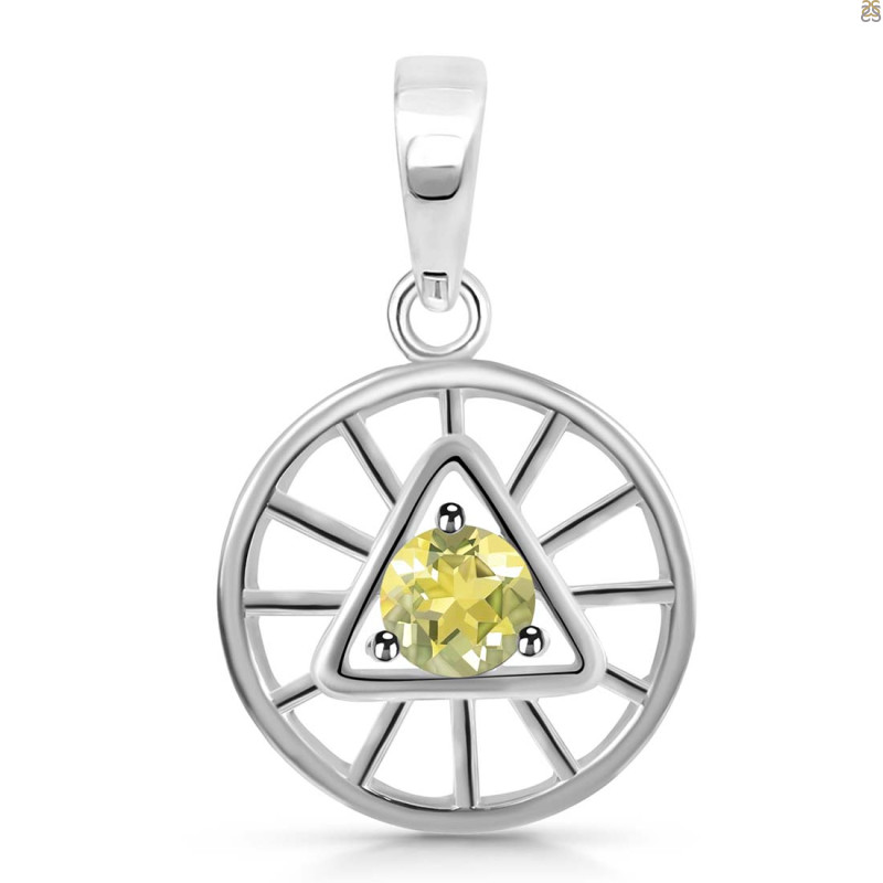 Lemon Quartz Illuminati Pendant LEM-RDEP-881.