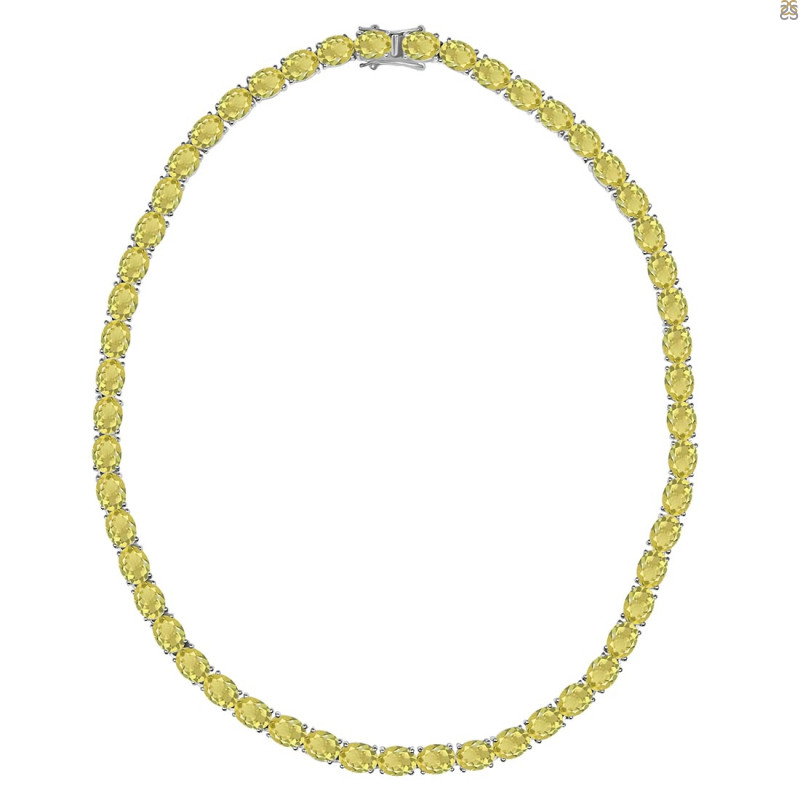 Lemon Quartz Necklace LEM-RDN-106.