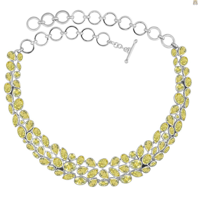 Lemon Quartz Necklace LEM-RDN-108.