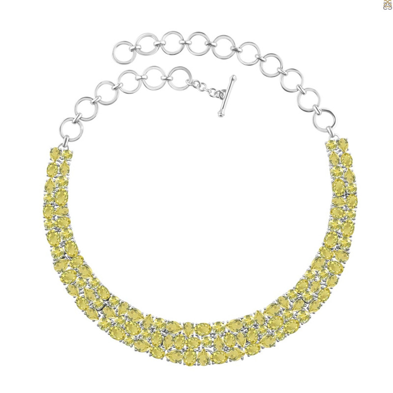 Lemon Quartz Necklace