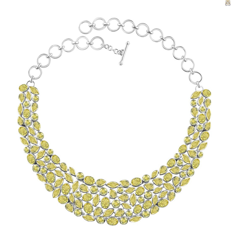 Lemon Quartz Necklace