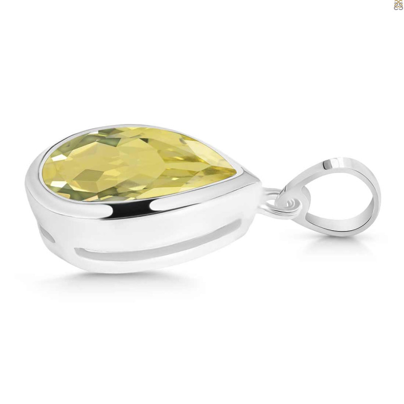 Lemon Quartz Pendant