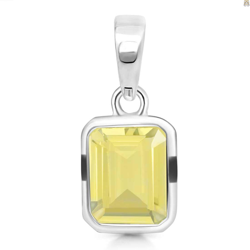 Lemon Quartz Pendant LEM-RDP-464.