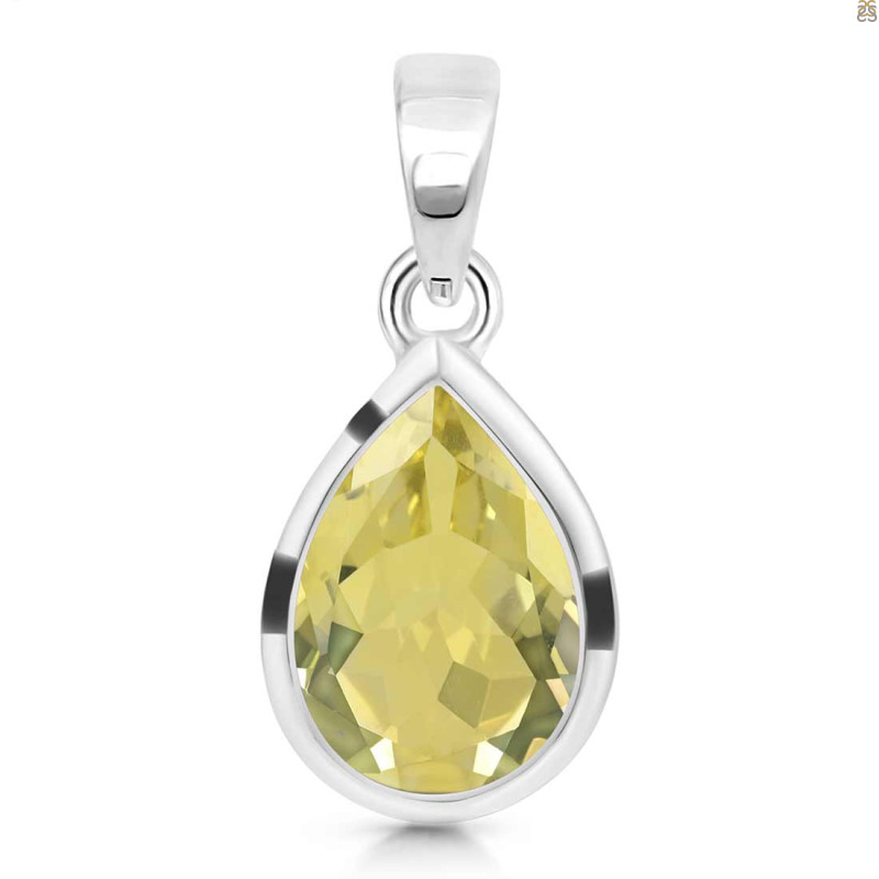 Lemon Quartz Pendant LEM-RDP-470.