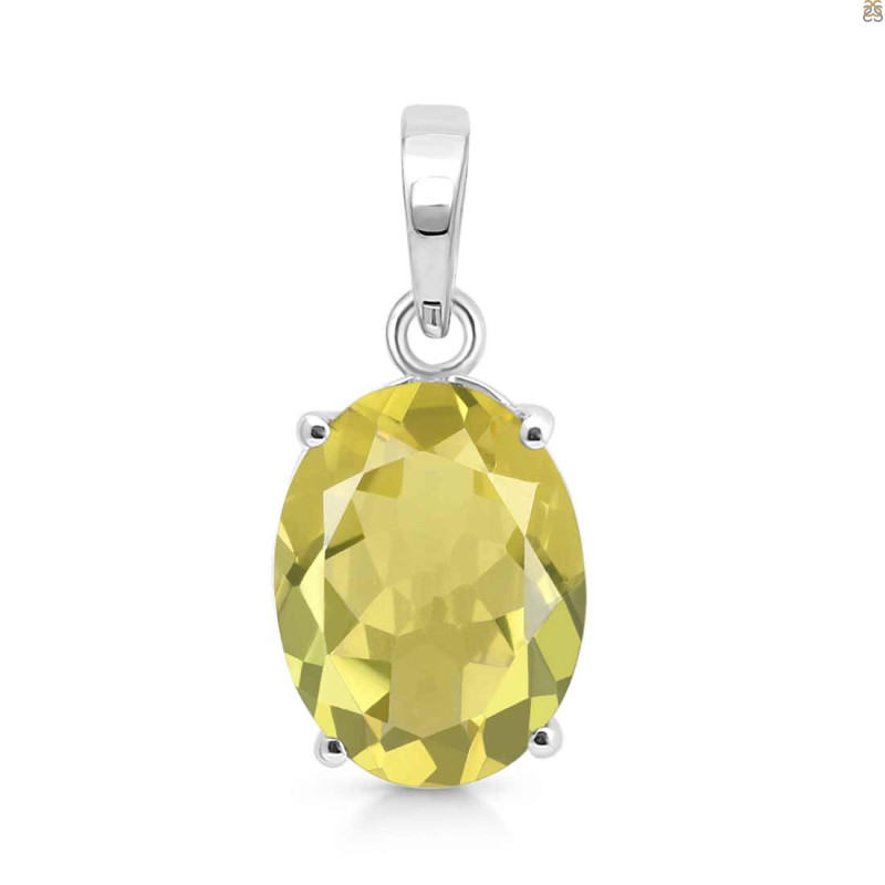 Lemon Quartz Pendant LEM-RDP-479.