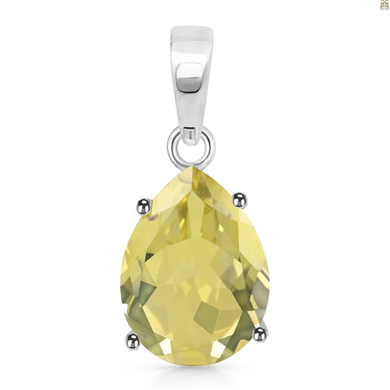 Lemon Quartz Pendant LEM-RDP-481.