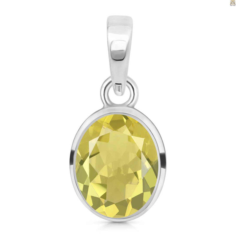 Lemon Quartz Pendant LEM-RDP-734.