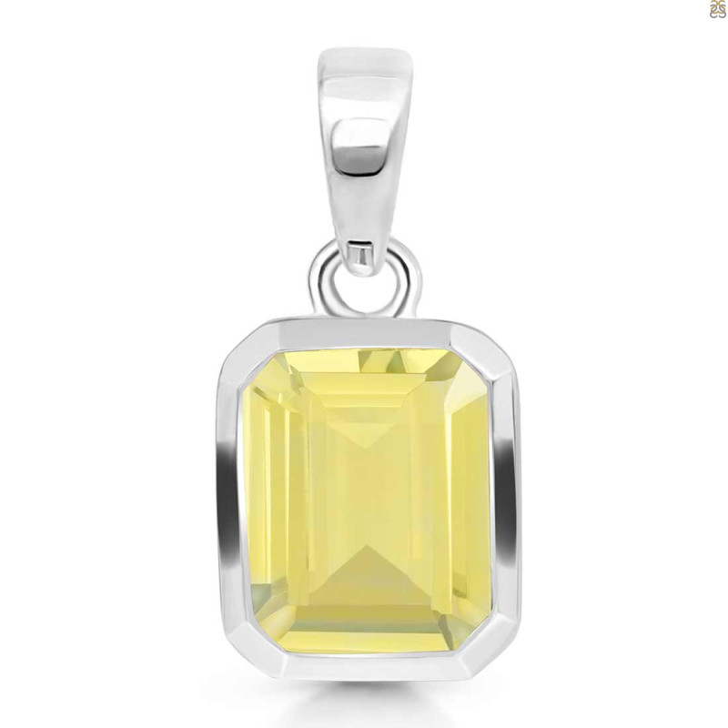 Lemon Quartz Pendant LEM-RDP-738.