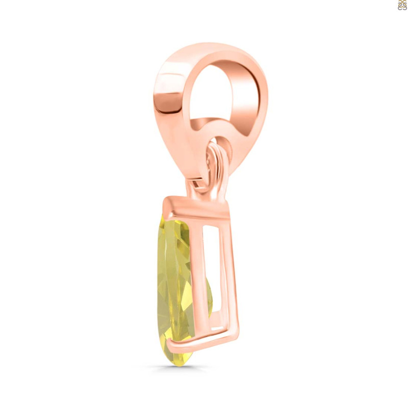 Lemon Quartz Pendant LEM-RDP-757.