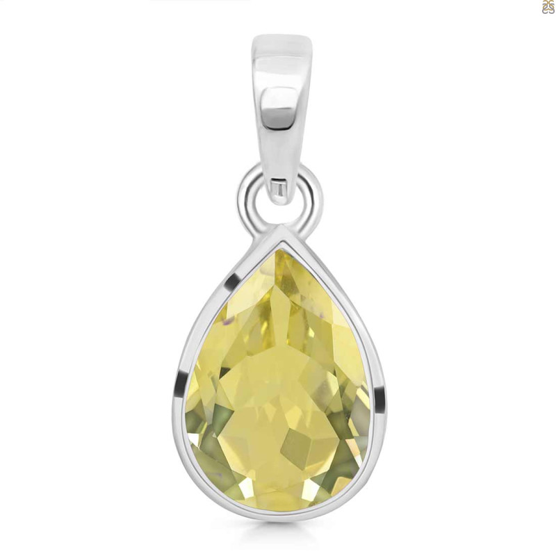 Lemon Quartz Pendant LEM-RDP-790.