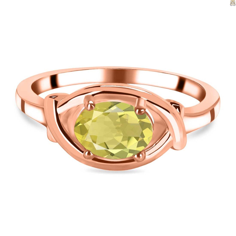 Lemon Quartz Ring LEM-RDR-23.