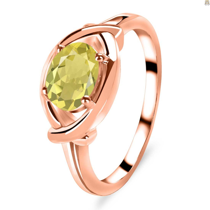 Lemon Quartz Ring LEM-RDR-23.