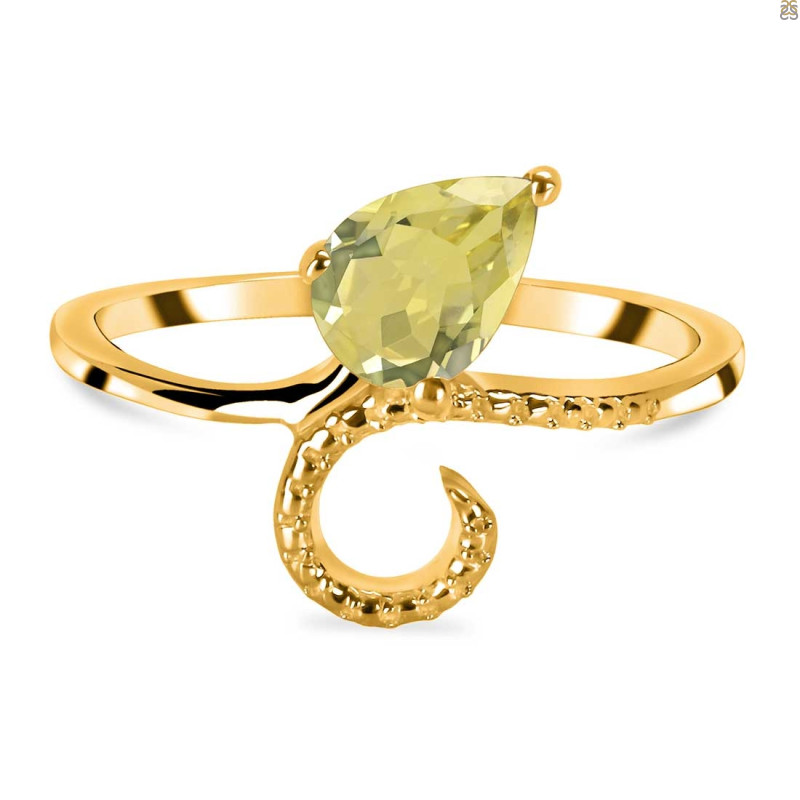 Lemon Quartz Ring LEM-RDR-3.