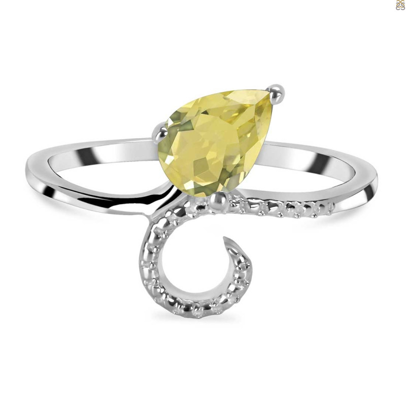 Lemon Quartz Ring LEM-RDR-3.