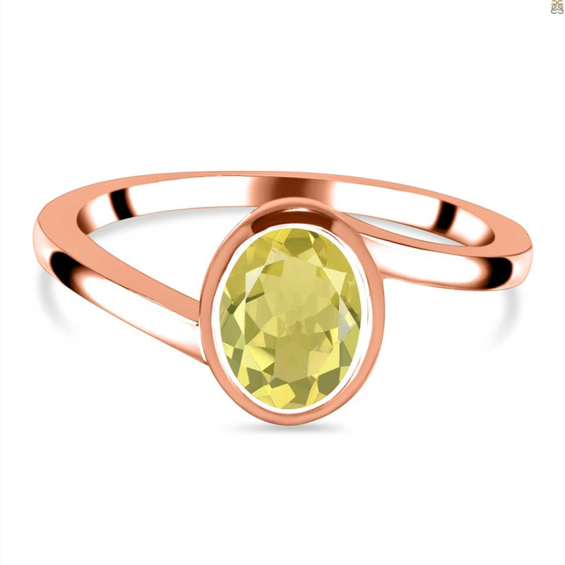 Lemon Quartz Ring LEM-RDR-34.