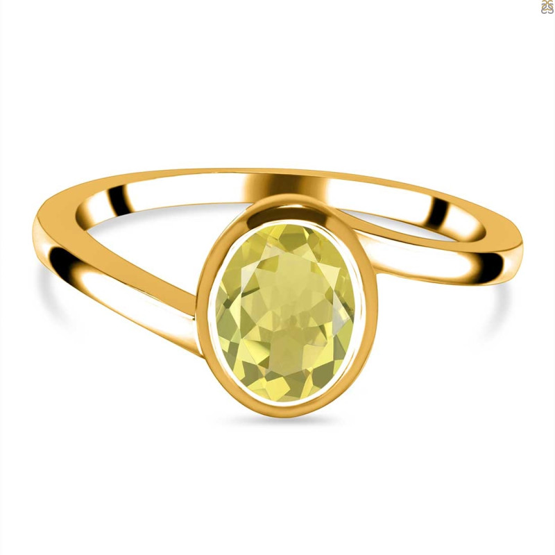 Lemon Quartz Ring LEM-RDR-34.