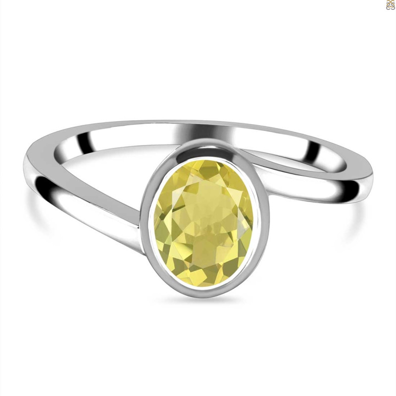 Lemon Quartz Ring LEM-RDR-34.
