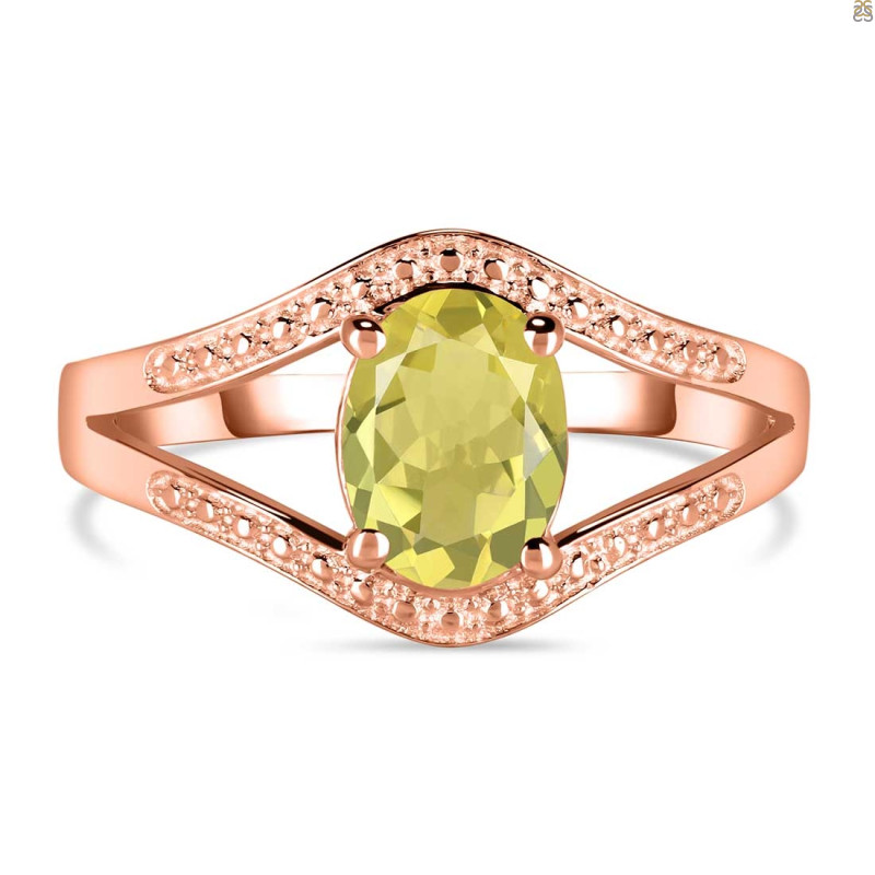 Lemon Quartz Ring LEM-RDR-9.