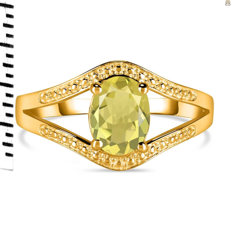 Lemon Quartz Ring LEM-RDR-9.