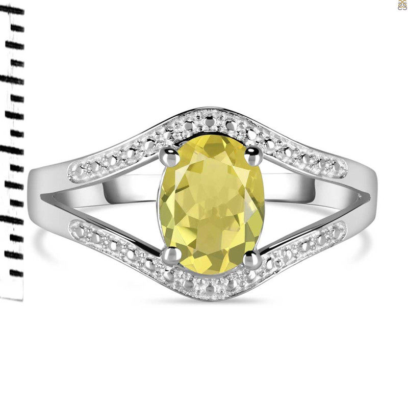Lemon Quartz Ring LEM-RDR-9.
