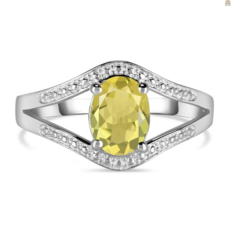 Lemon Quartz Ring LEM-RDR-9.