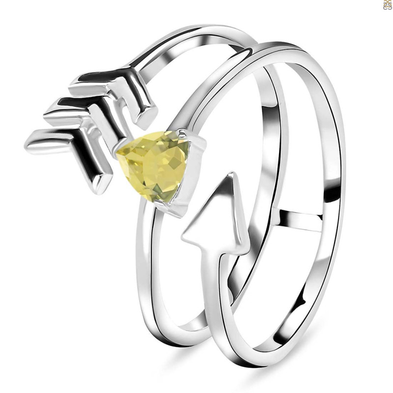 Lemon Quartz Ring