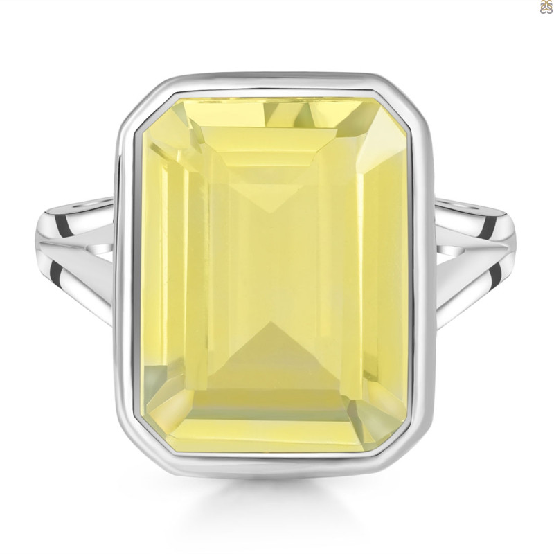 Lemon Quartz Ring LEM-RDR-1847.