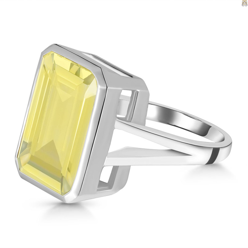 Lemon Quartz Ring
