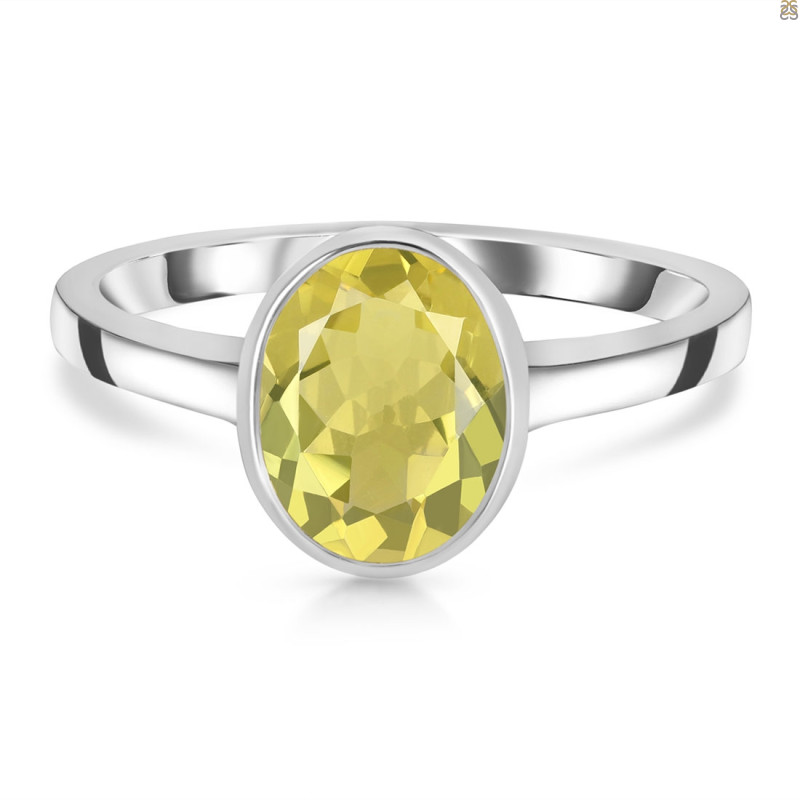 Lemon Quartz Ring LEM-RDR-1882.