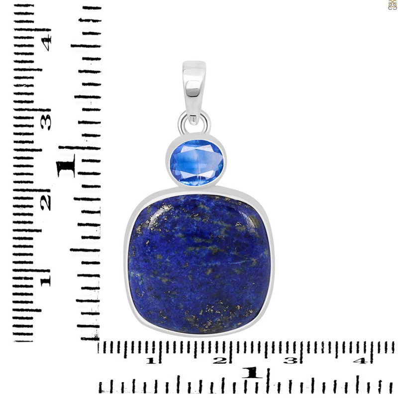 Lapis Pendant-2SP LLP-1-111