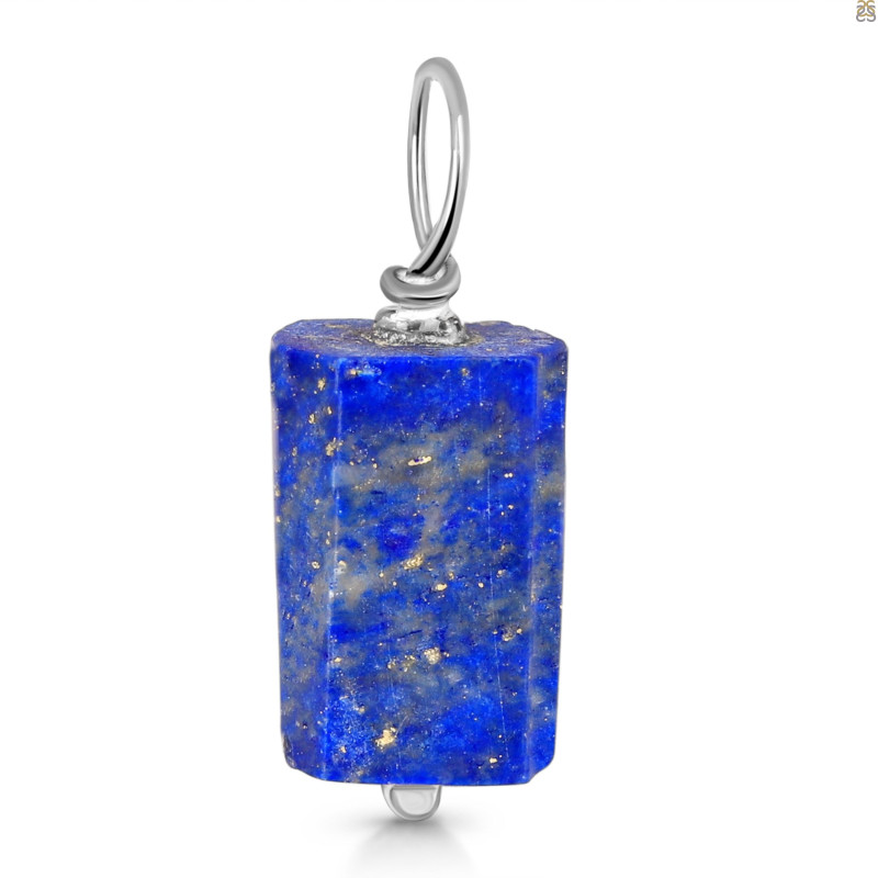 Lapis Raw Crystal Drill Pendant LLP-RCYP-7
