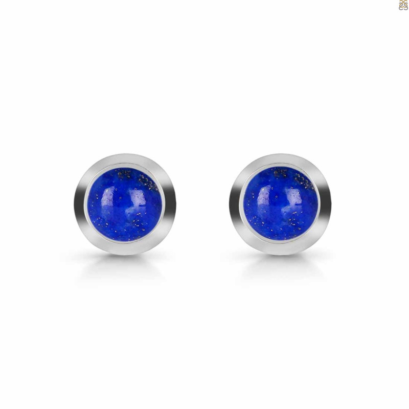 Lapis Stud Earring LLP-RDE-1072.