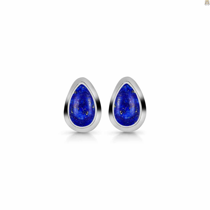 Lapis Stud Earring LLP-RDE-1106.