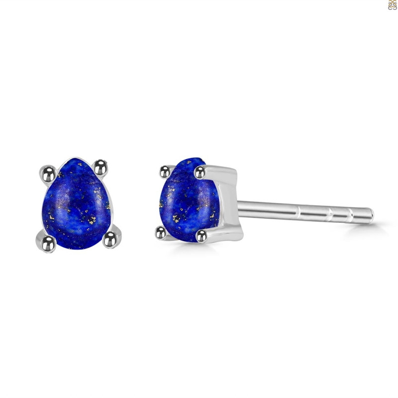 Lapis Stud Earring