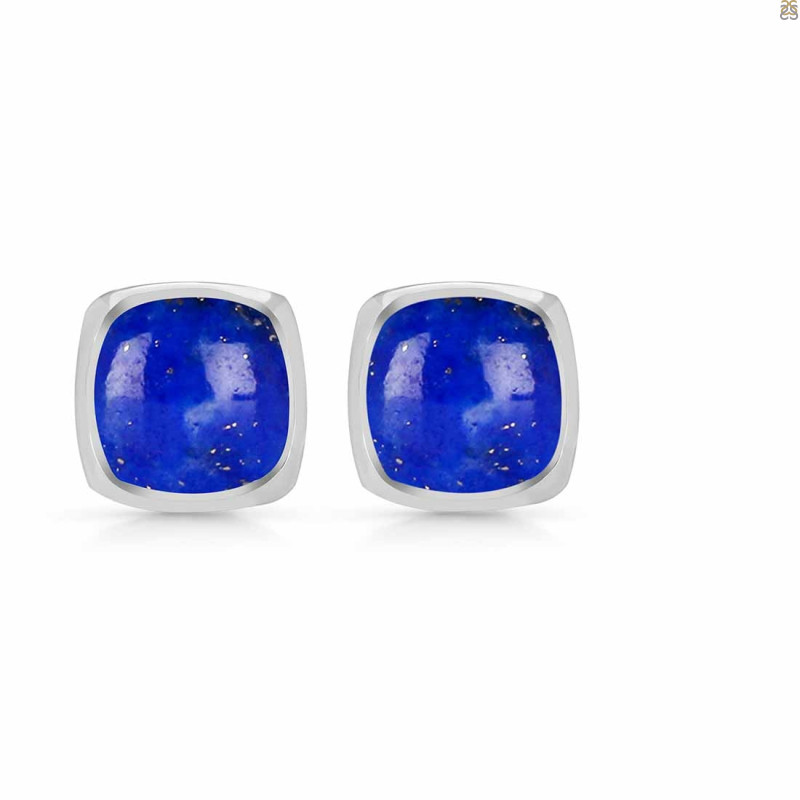 Lapis Stud Earring LLP-RDE-1144.