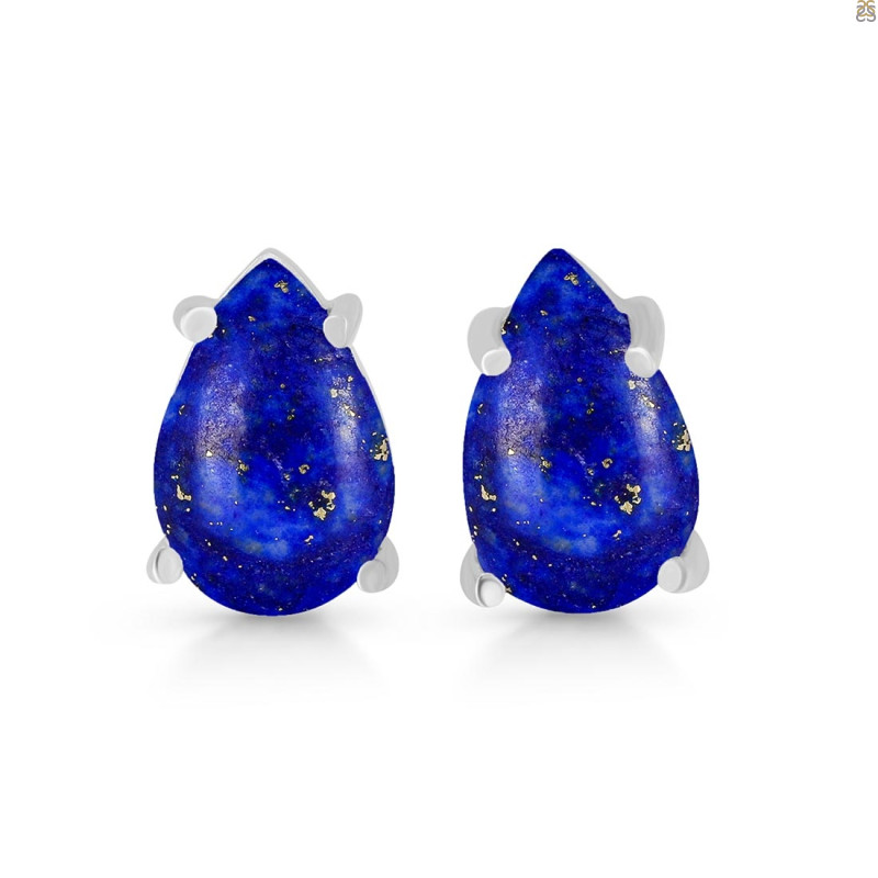 Lapis Stud Earring LLP-RDE-1207.