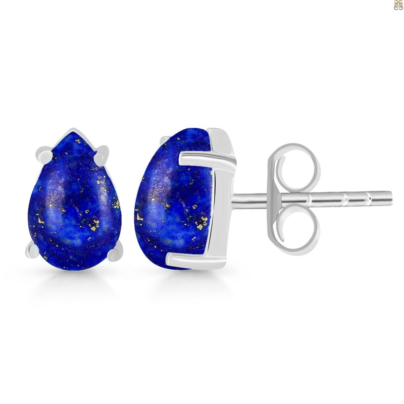 Lapis Stud Earring