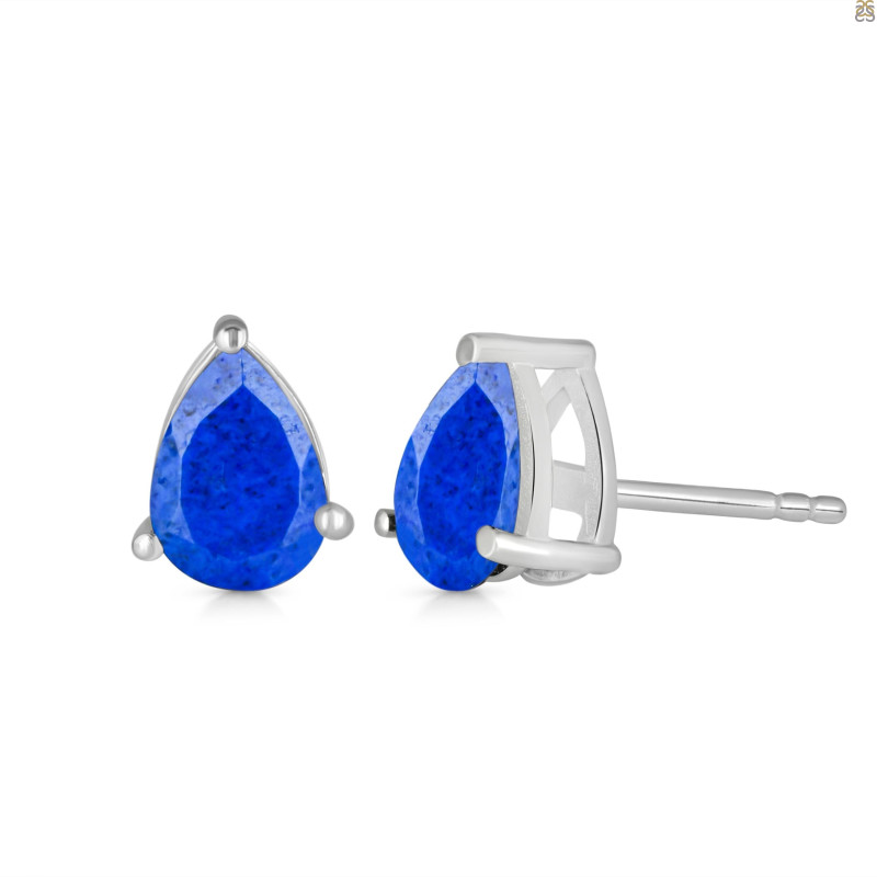 Lapis Stud Earring