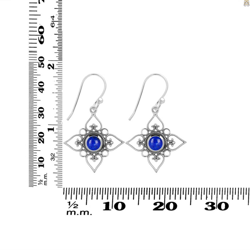Lapis Earring LLP-RDE-206.