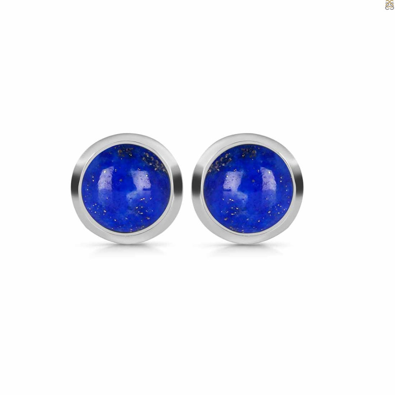 Lapis Stud Earring LLP-RDE-719.