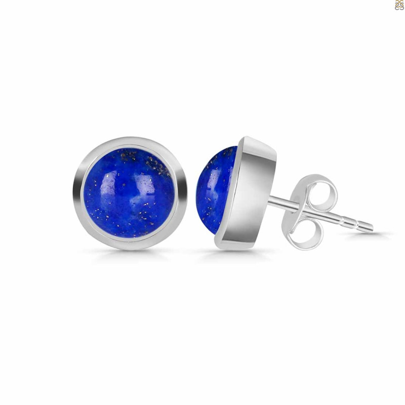 Lapis Stud Earring