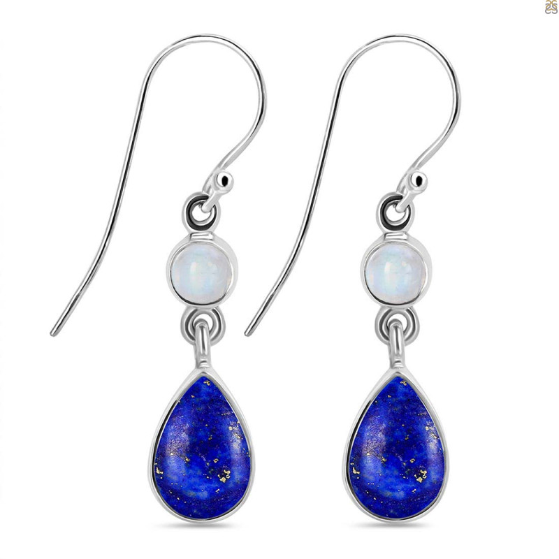 Lapis & Moonstone Earring LLP-RDE-801.